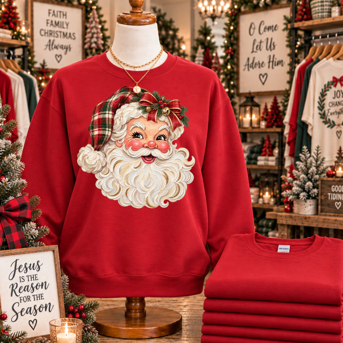 SANTA HEAD TEE