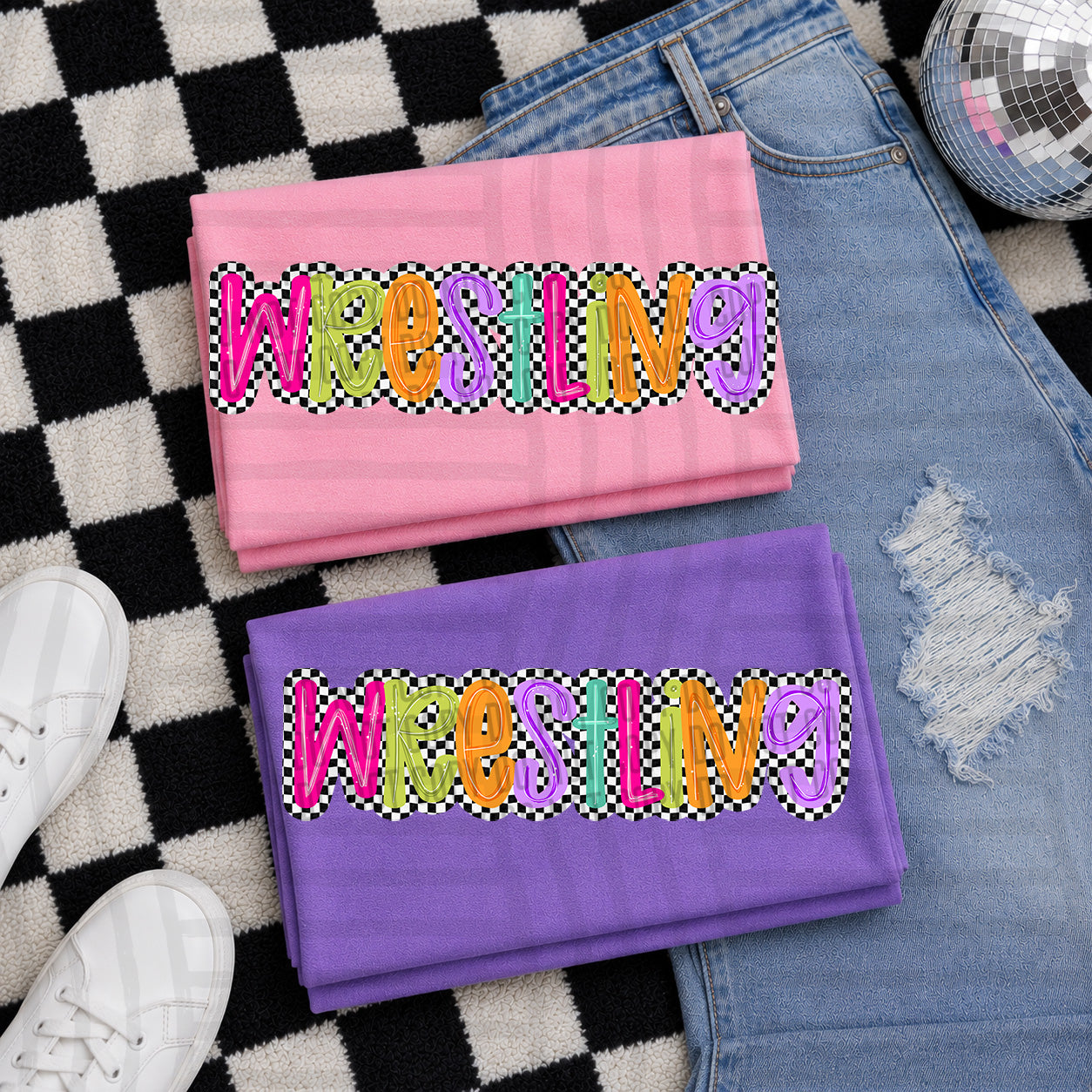SIMPLY CHECKER NAME TEES 20+ NAMES