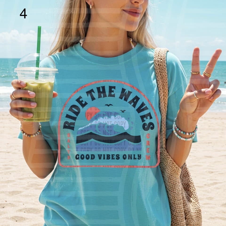 VARIETY OF BEACHY VIBES TEE