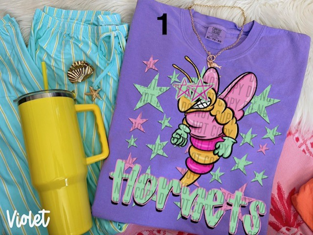 PREPPY STAR EYES MASCOT TEES - FEW CHOICES
