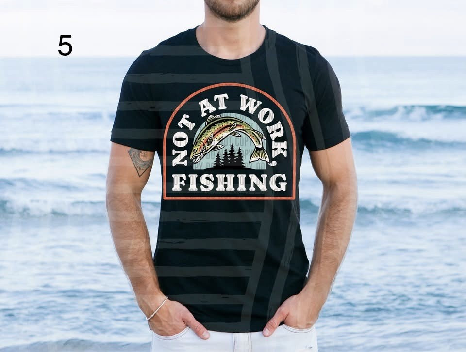VARIETY OF FISHING TEE