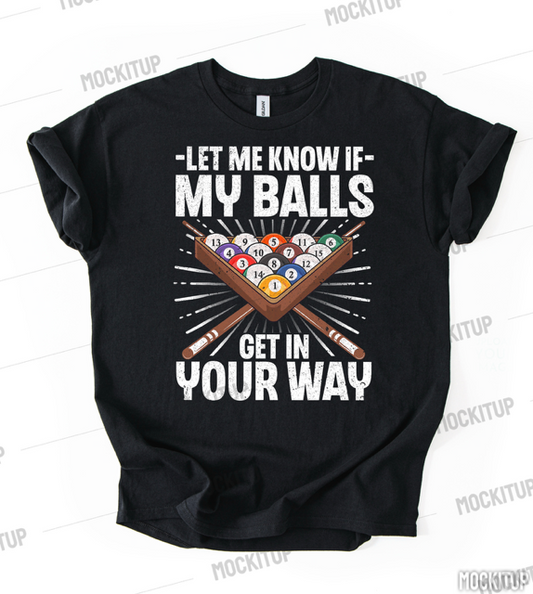 LET ME KNOW POOL TEE