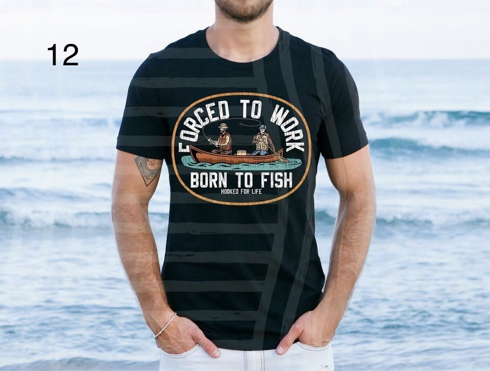 VARIETY OF FISHING TEE