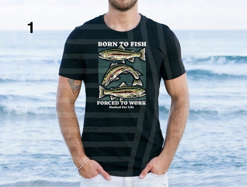 VARIETY OF FISHING TEE