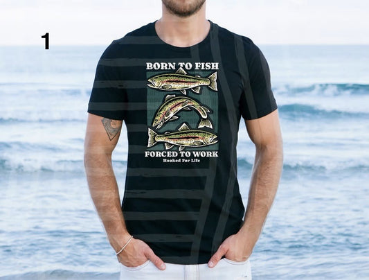 VARIETY OF FISHING TEE