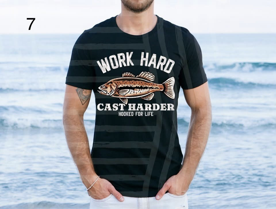 VARIETY OF FISHING TEE