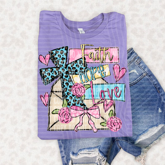 FAITH HOPE LOVE TEE